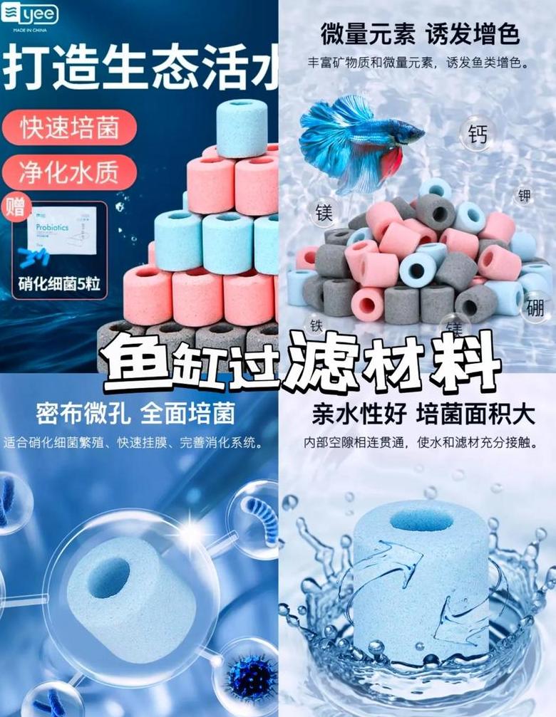 鱼缸过滤材料种类及作用全解析