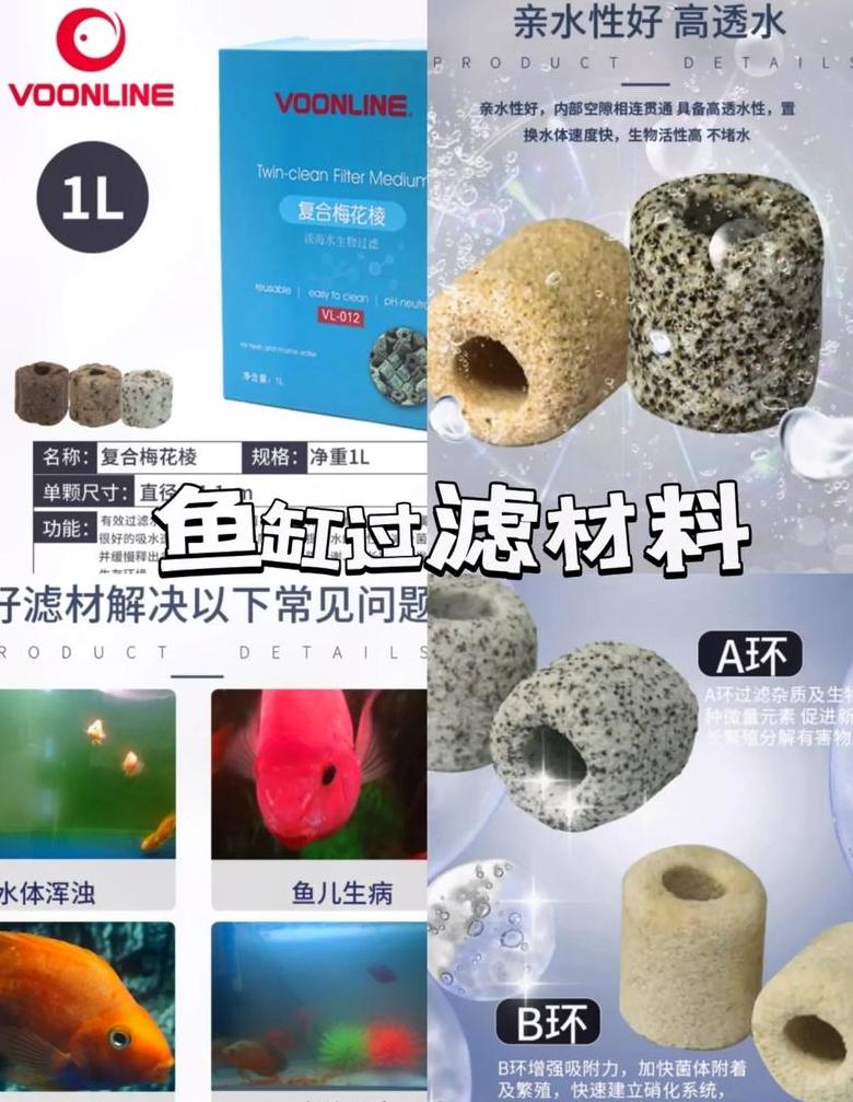 鱼缸滤材实用指南：常见类型及选择技巧