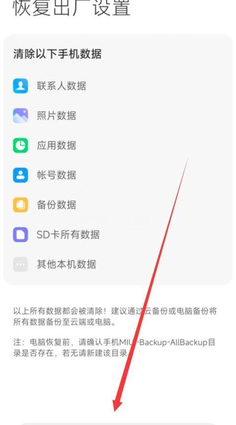 小米手机数据清除/恢复出厂设置后数据恢复攻略